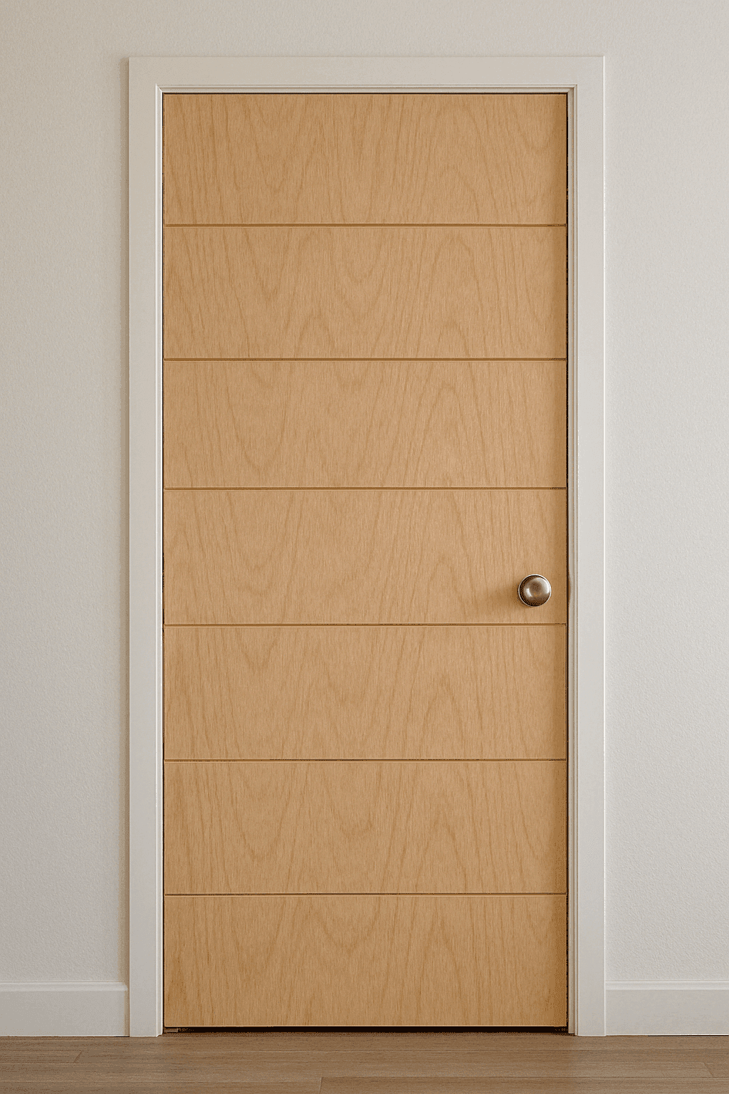Pintu Plywood Horizontal